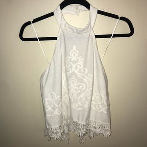 Open back beautiful detailed shirt